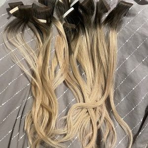 EUC 18in Bellami extensions-Brown blonde